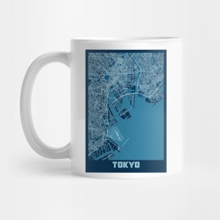 Tokyo - Japan Peace City Map Mug